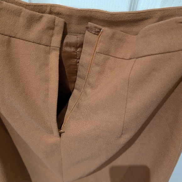 PINK MARTINI tan A line skirt, size medium - Picture 4 of 4